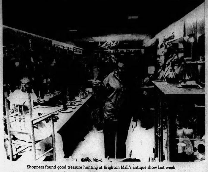 Brighton Mall - Mar 29 1972 Antique Show (newer photo)